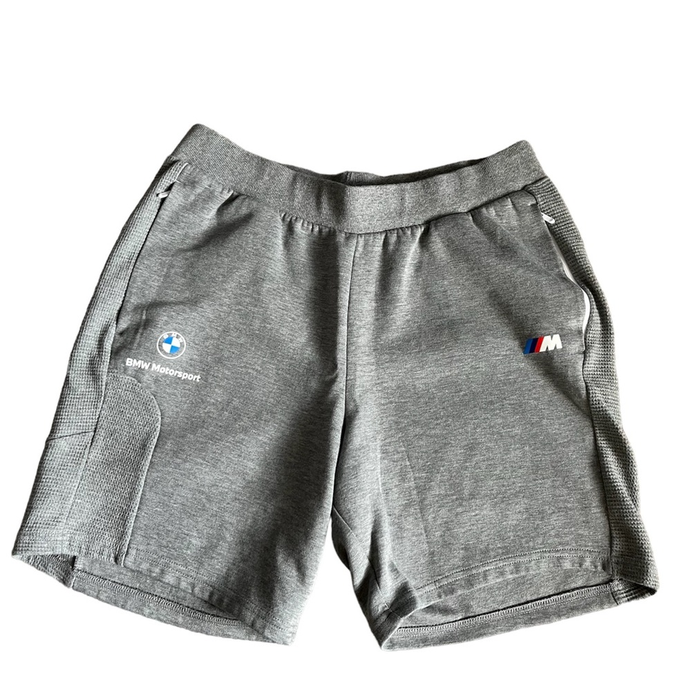 Puma Men’s Size XL BMW shorts, Gray